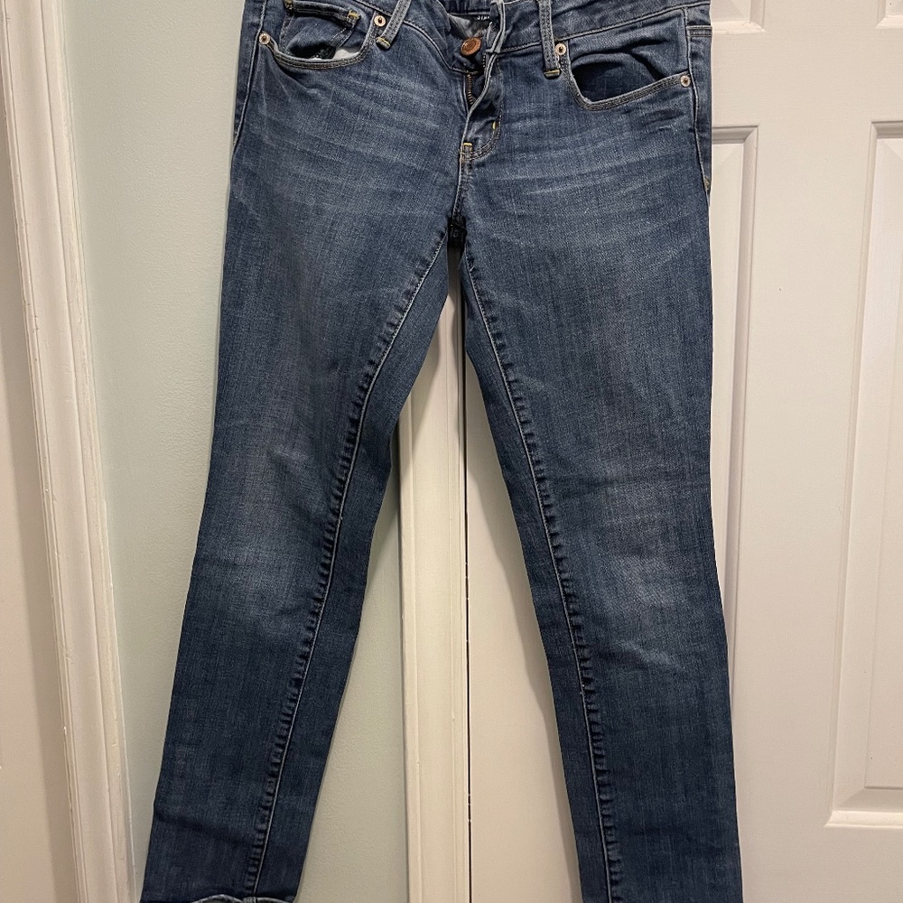 American Eagle denim skinny  jeans.  Size 8.